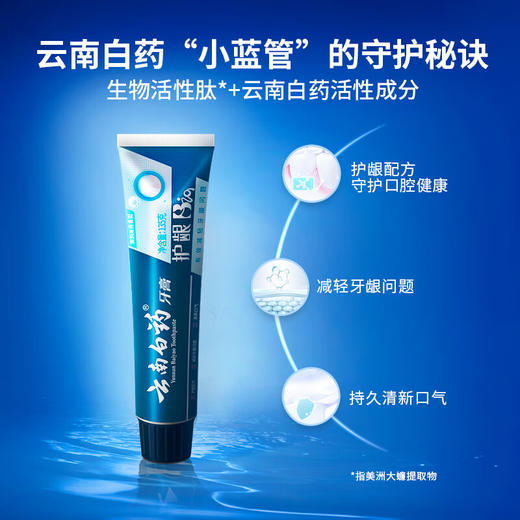 云南白药牙膏 活性肽135g*2支 商品图4