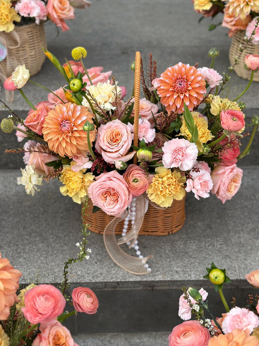 纯化手提花篮 商品图2