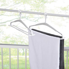 可伸缩宽形晾衣架 2个装