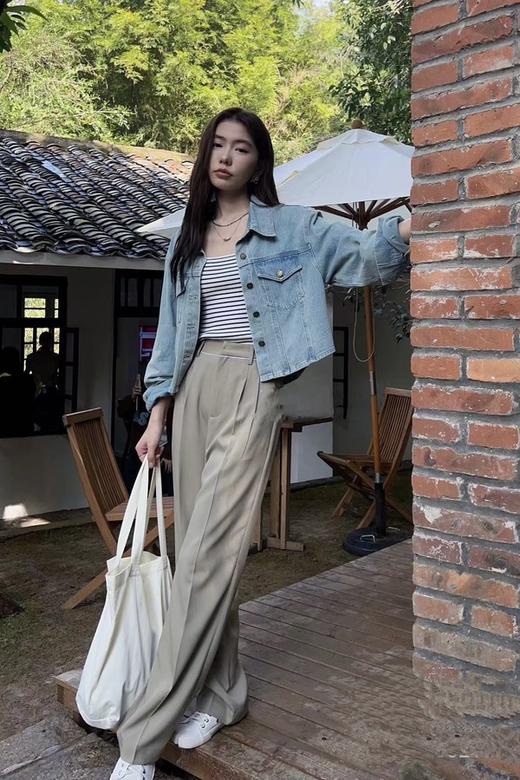 LNNNS 短款宽松牛仔外套 17885 商品图3