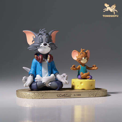 铜师傅 正版授权《猫和老鼠》W款 限量手办 桌面铜摆件 工艺品 商品图2