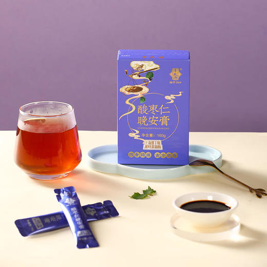 【失眠必备 助眠好帮手】李良济酸枣仁晚安膏10g*16条 睡眠膏滋 商品图3