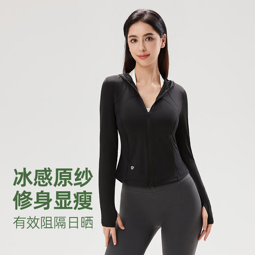 【清仓】【小蛮腰防晒】科里芙防紫外线透气显瘦薄荷曼波防晒服户外骑行长袖 商品图4