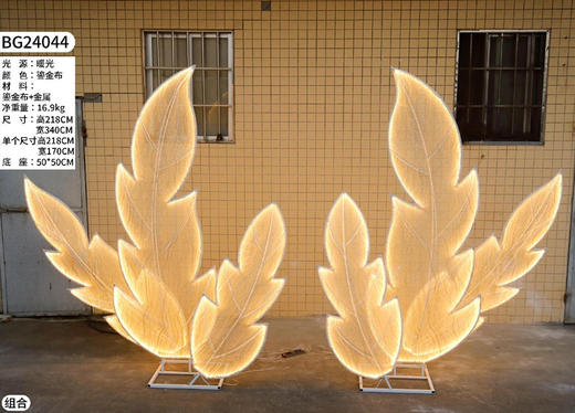 BG24044羽毛背景2件套（运费自理） 商品图0