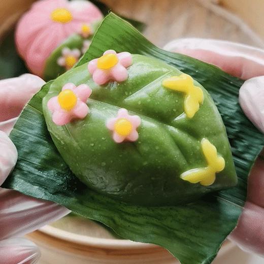 桑甜非遗技艺纯手工净素养生青米粿 商品图3