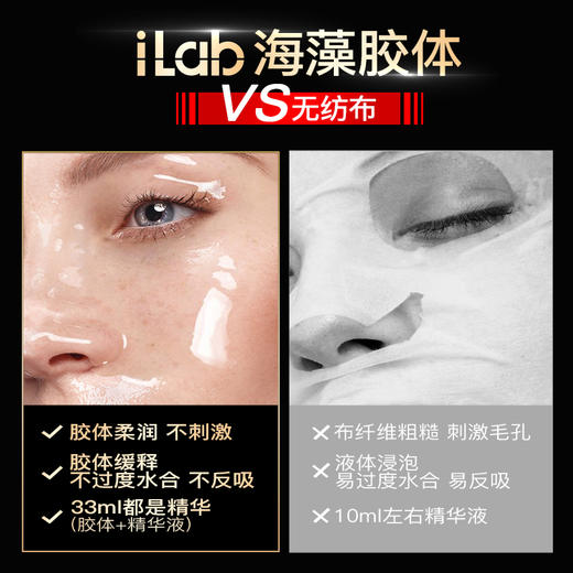 iLab艾莱博 60分钟SPA(多肽胶原)面膜(舒缓褪红) 4片/盒 商品图3