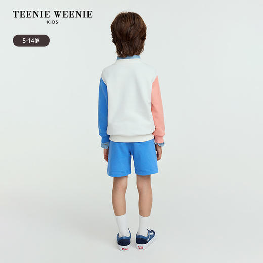 TeenieWeenie Kids小熊童装男童简约时尚宽松印花短裤TKTM256322N 商品图3