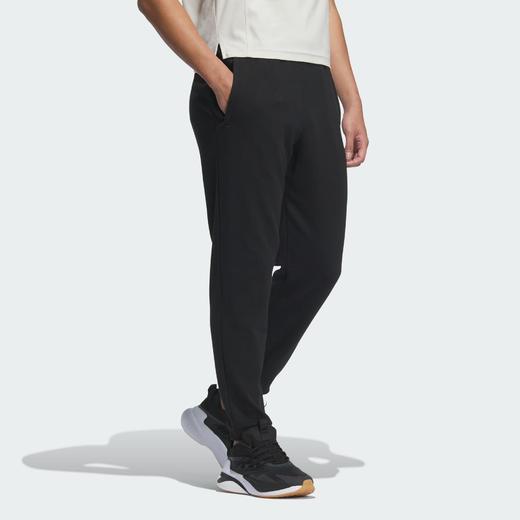 Adidas阿迪达斯DOUBLE KNIT JOGGERS 纯棉束脚锥形运动休闲裤针织长裤JL7602 商品图1