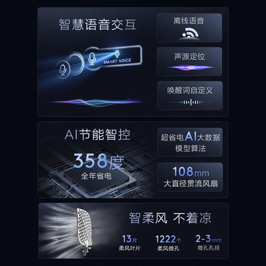 TCL空调_大1匹/1.5匹新一级能效挂机空调_T智音_智慧AI语音控制壁挂式家用空调_大1.5匹_一级能效_T智音 商品图1