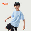 安踏儿童男大童圆领短T2025夏透气亲肤针织短袖T恤衫352528133 商品缩略图0
