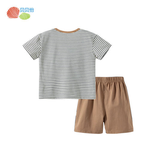 【网眼透气凉感套装】25夏季新款男童冰感T恤短袖宽松短裤套装 商品图3