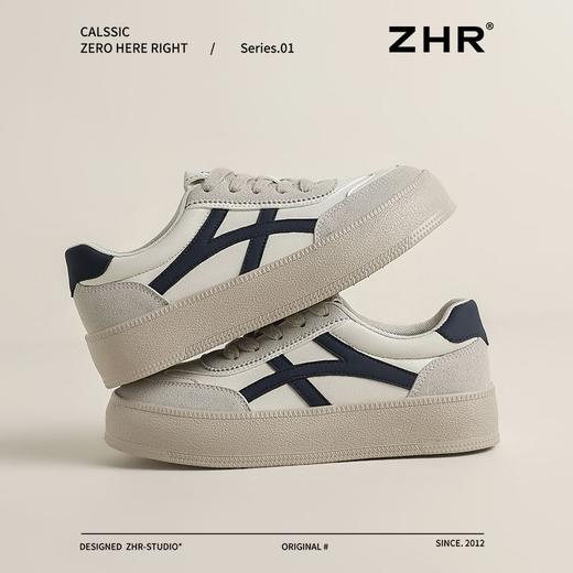 ZHR则则2025春季复古休闲德训鞋女增高轻便耐磨透气时尚运动鞋女 商品图9