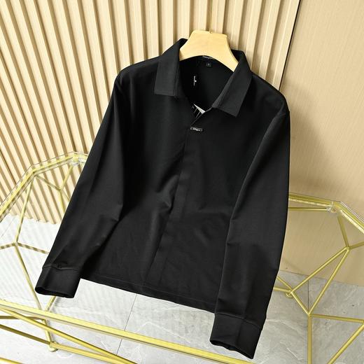 ZEGNA 杰尼亚2025春季新款Z系列男士v领休闲商务长袖POLO衫！ 商品图6