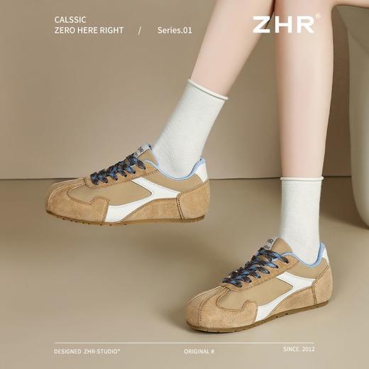 ZHR则则耐磨平底德训鞋新款超轻便懒人一脚蹬可爱休闲百搭女鞋ins 商品图0