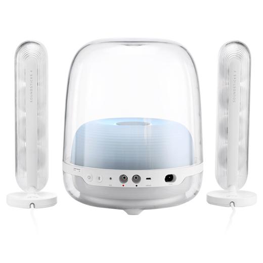 哈曼卡顿水晶4代桌面蓝牙音箱_电脑通用双声道_Soundsticks4_电脑音箱_桌面蓝牙音箱_氛围灯音响_水晶4 商品图3