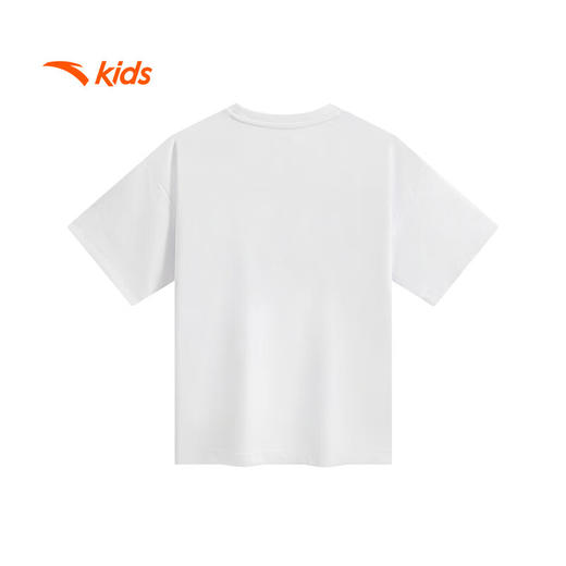 安踏儿童短袖T恤男大童少年顽家针织短袖衫352528104 商品图5