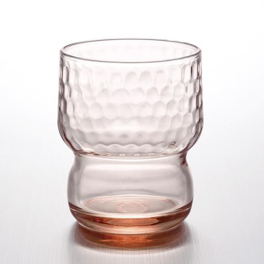 日本进口石塚硝子强化玻璃杯280粉色(龟甲)BC708 商品图0