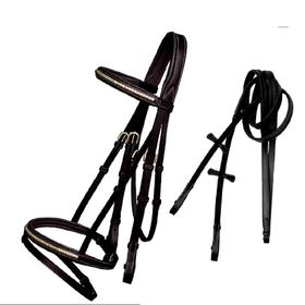 牛皮水勒缰 水勒缰绳 鞍具配件马匹装马具1025QS