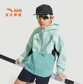 安踏跑步系列安踏儿童男大童运动上衣2025春新款透气生物基防泼水外套352525601