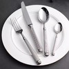 304不锈钢刀叉勺罗马柱西餐餐具套装高档餐厅家用牛排刀甜品勺叉罗马镜面原色红色礼盒4件套1人用套装 商品缩略图6