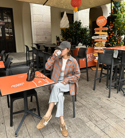 老米优品🎈 3-5天！小个子菇凉本菜！《松弛感毛边九分休闲裤》带一点点微喇的直筒版型，修腿神器！！K250312A  下架 商品图10