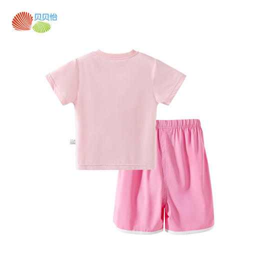 贝贝怡女童夏季短袖套装ZB2ET029 商品图4