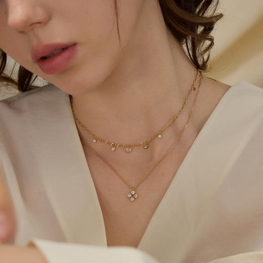 ARSIS银饰｜秘密花园系列 四叶草项链 商品图3