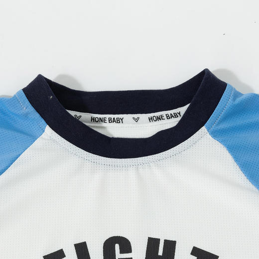 贝贝怡夏季新款男童凉感短袖短裤运动套装网眼透气T恤轻薄短裤两件套ZB2ET024 商品图9