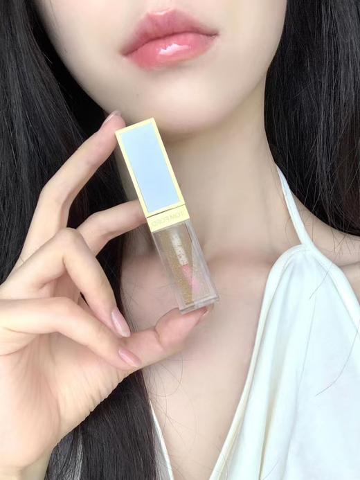 海南税仓T家铂金碎金温感变色chun膏 商品图3