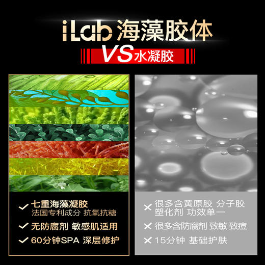 iLab艾莱博60分钟抗光老面膜(精华凝胶/非膜布)抗皱紧致/院线级修护 商品图5