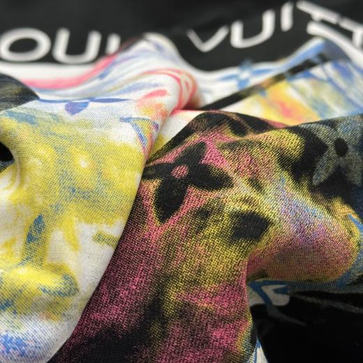 点此购买 LV路易威登春夏季男女款logo刺绣跳色短袖T恤 md 311900 商品图8