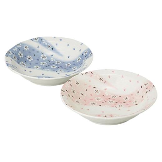 日本进口西庵窑花流水中碗套装 商品图0