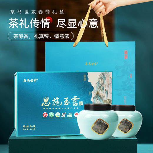 【2026年新茶现货】茶马世家丨恩施玉露 绿茶 明前头采特级 老树春茶春韵礼盒200g（100g*2罐）非遗技艺 湖北恩施绿茶 商品图4