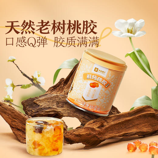 【限时一口价26.9元】鲜炖桃胶银耳羹1.6kg（内含8罐） 商品图2