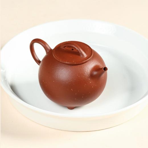 圆瓢 宜兴原矿紫砂 小品壶慢生活 泡茶壶 生活美学茶器 色泽效果细腻而丰富 商品图13
