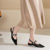 Westory2025年春季尖头平跟玛丽珍单鞋后空凉鞋S25AH58801 商品缩略图4