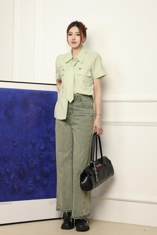 LNNNS 复古做旧水洗牛仔裤 17875 商品图1