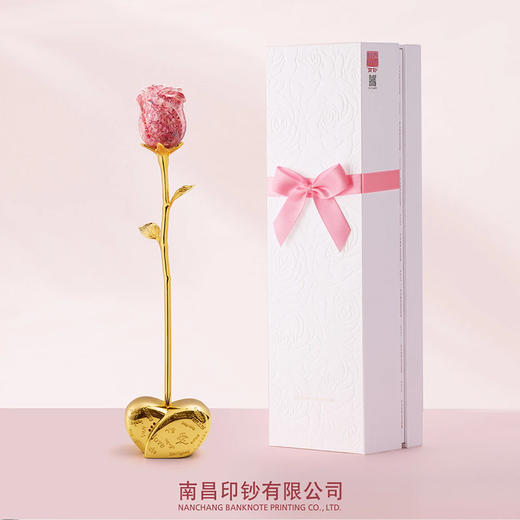 2025幸福玫瑰礼盒套装·玫瑰花钞艺摆件·送女友送爱人·情人节礼物 商品图1