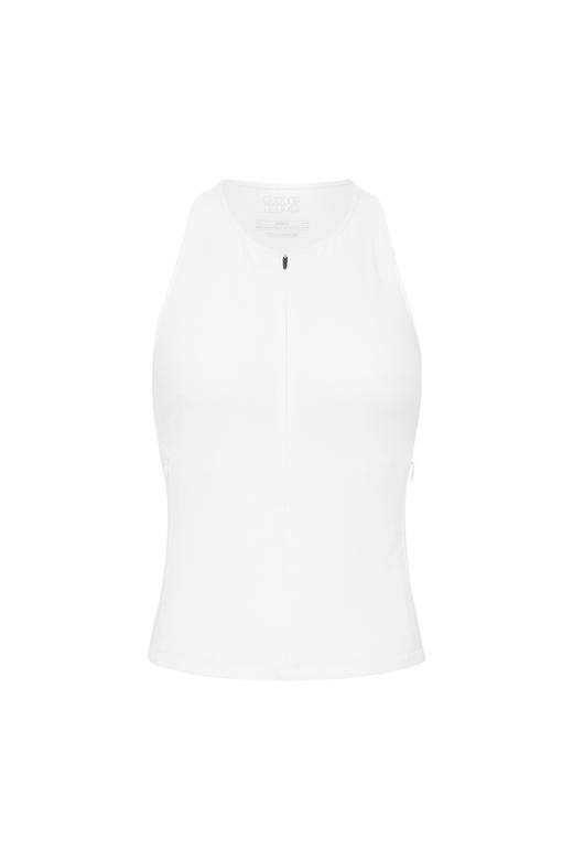 oneup半拉链弹力修身背心 商品图7