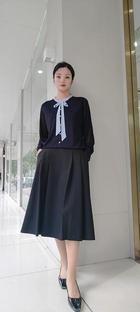 581036春款上新 露西丝飘带长袖