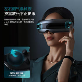 【6F】飞利浦（PHILIPS）眼部按摩仪可视化护眼仪硅胶点振揉按热敷护眼按摩器眼罩缓解疲劳 7201E 送男女朋友生日礼物