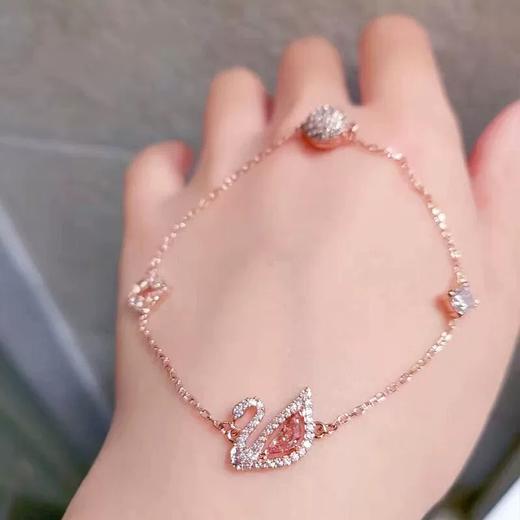 【顺丰发货】Swarovski施华洛世奇粉爱天鹅手链Swan手链手镯 商品图4