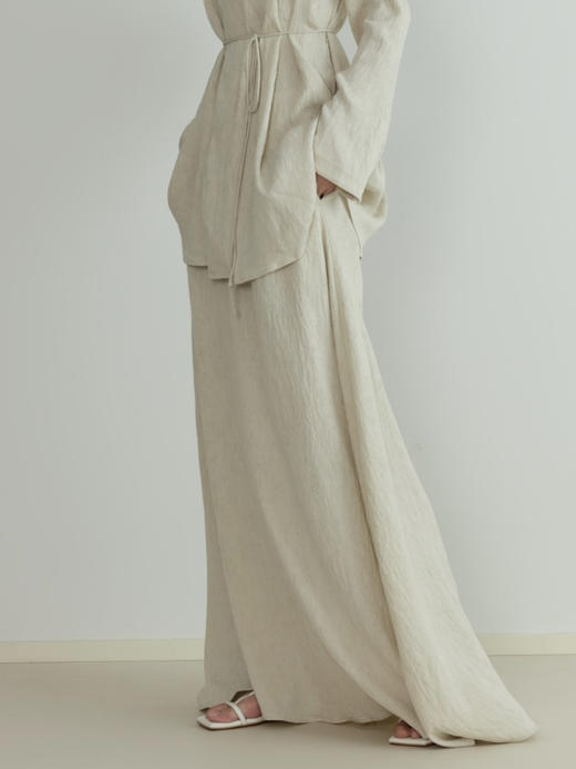 DONSEE10｜DS10SS2522-D 米黄自然肌理半裙 商品图8