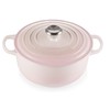 法国进口（Le Creuset）酷彩铸铁锅圆形20cm2.4L贝壳粉色 商品缩略图0