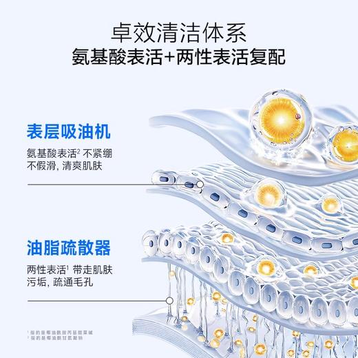 【第三瓶0.1元】杰威尔男士洗面奶清爽控油去黑头洁面乳去油补水保湿洁面膏官方正品 商品图4