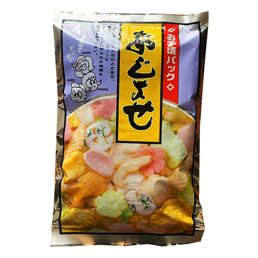 若鸠什锦海鲜味米饼 蟹味脆片 扭扭条 芝士味脆片 商品图2