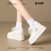 ZHR厚底高帮休闲鞋女增高8cm春季新款时尚百搭板鞋软底轻便运动鞋 商品缩略图5