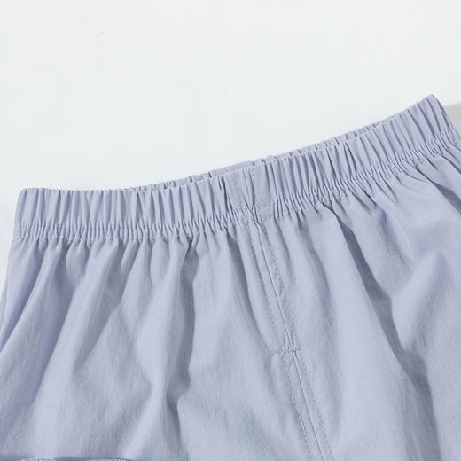 贝贝怡25夏季新款女童凉感短款时尚花边口袋休闲裤儿童百搭冰感五分裤ZB2EK003 商品图9