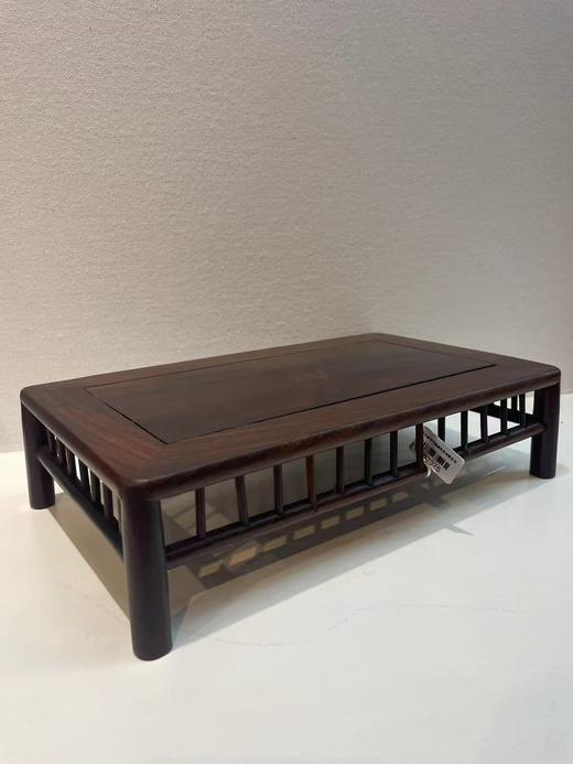 紫光檀针台底座21.5*14.5*6cm 商品图0