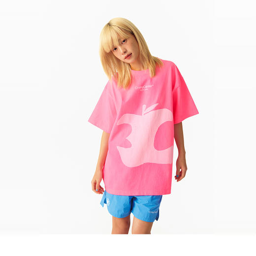 CryingCenter 3C苹果手绘荧光色短袖tee 哭喊中心 商品图9